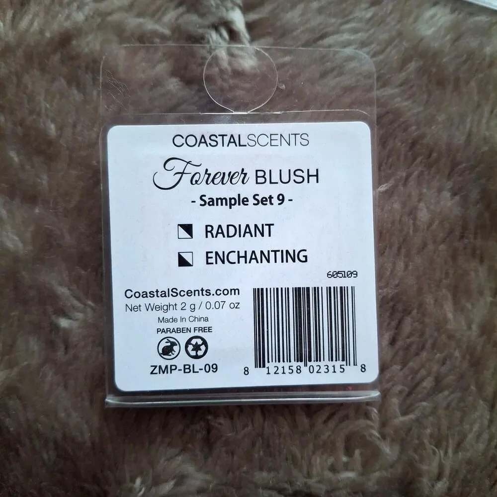 Coastal Scents Forever Blush Radiant & Enchanting - Sample 0.07oz x 10 New HTF